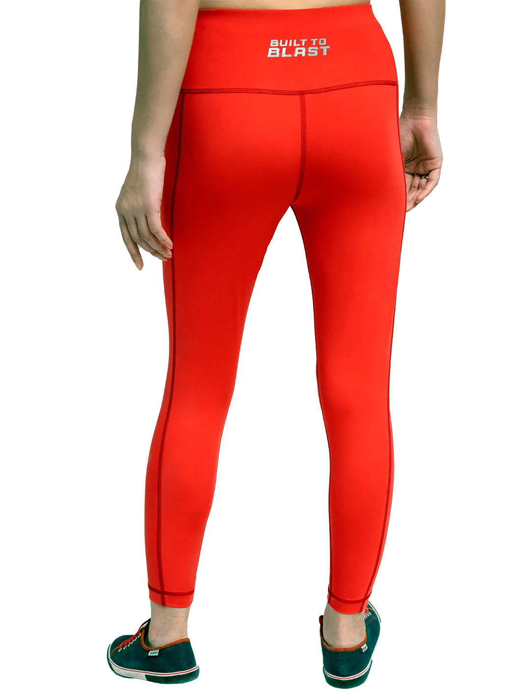 Knights' Training Leggings - Passionate Red