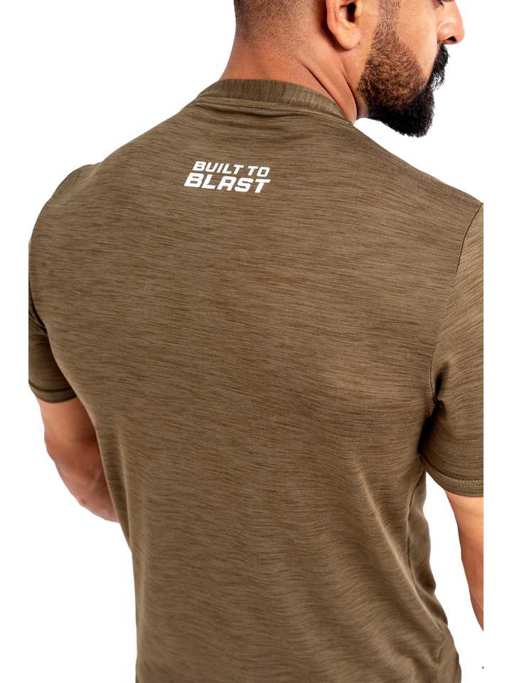 Herculean Dri-Blend Training Tee - Olive Green